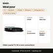 Câble coaxial TV 30 m avec connecteurs | Akko Star - RAQO