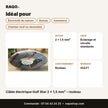 Câble électrique Gulf Star 2 × 1,5 mm² – rouleau - RAQO