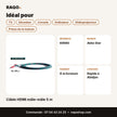Câble HDMI mâle-mâle 5 m | Akko Star - RAQO