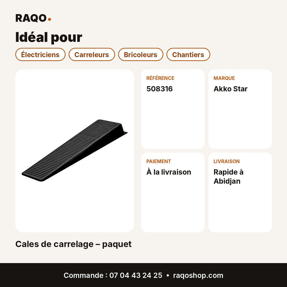 Cales de carrelage – paquet | Akko Star - RAQO