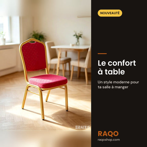 Chaise d’hôtel CH-HOTEL pour espace de réception - RAQO