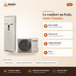 Climatiseur Armoire iLUX – 48.000 BTU – 6 CV – R410 - RAQO (points forts)