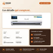 Climatiseur Split iLUX – 12.000 BTU – 1,5 CV – Inverter - RAQO (fiche technique)