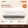Climatiseur Split iLUX – 18.000 BTU – 2 CV – Inverter - RAQO