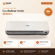 Climatiseur Split iLUX – 18.000 BTU – 2 CV – R410 - RAQO