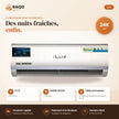 Climatiseur Split iLUX – 24.000 BTU – 3 CV – Inverter - RAQO