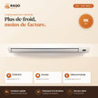 Climatiseur Split iLUX – 9.000 BTU – 1 CV – Inverter - RAQO