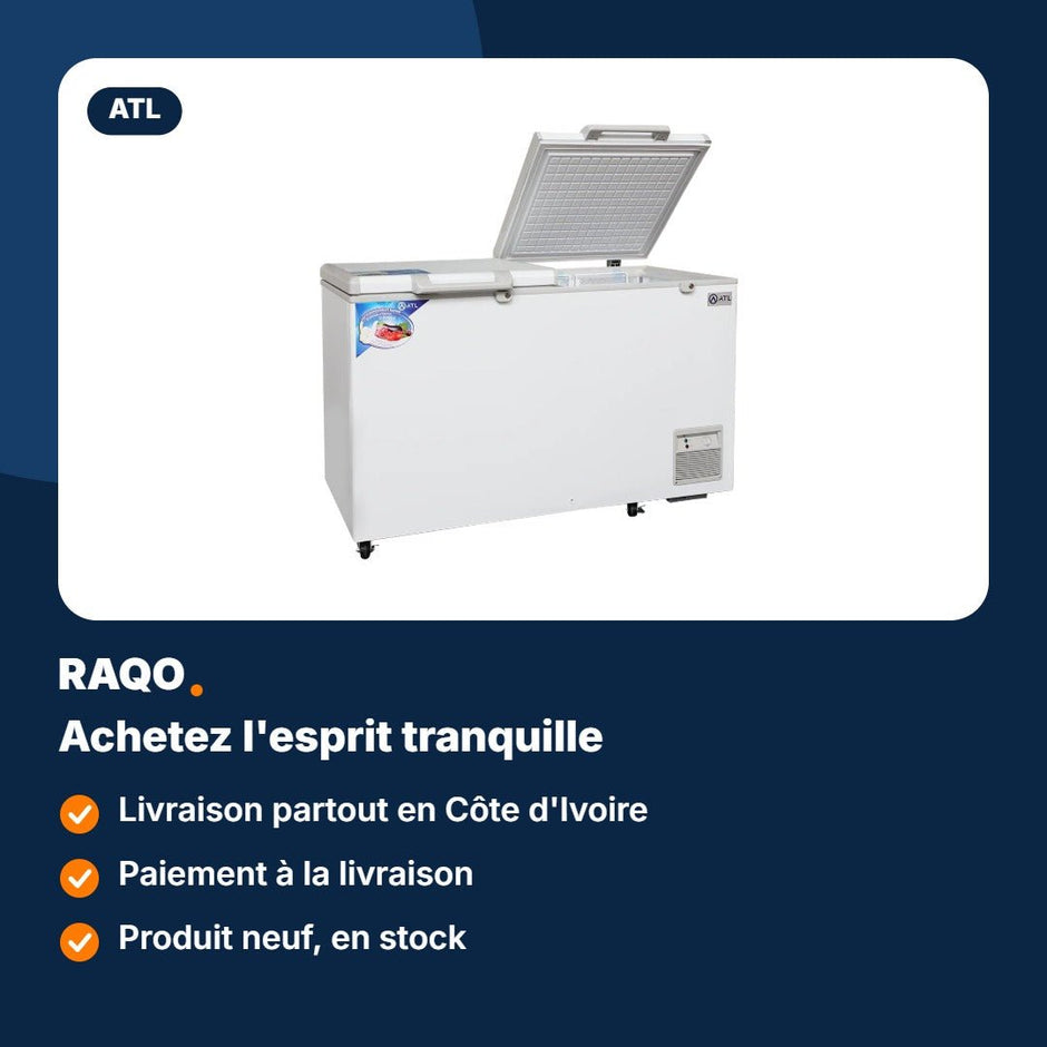 Congélateur coffre ATL 1294L 2 portes – CFATL-1800 - RAQO