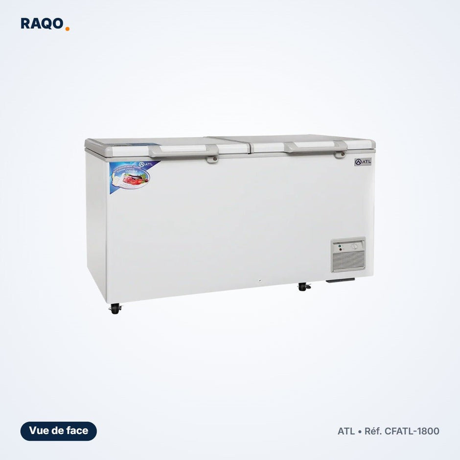 Congélateur coffre ATL 1294L 2 portes – CFATL-1800 - RAQO