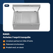 Congélateur coffre ATL 200L avec serrure – CFATL-320 - RAQO