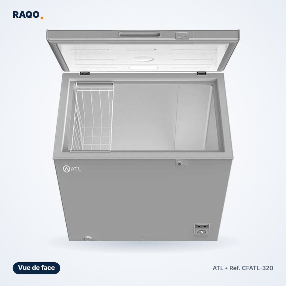 Congélateur coffre ATL 200L avec serrure – CFATL-320 - RAQO