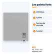 Congélateur coffre ATL 200L avec serrure – CFATL-320 - RAQO