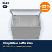 Congélateur coffre ATL 254L avec serrure – CFATL-370 - RAQO