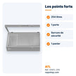 Congélateur coffre ATL 254L avec serrure – CFATL-370 - RAQO