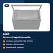 Congélateur coffre ATL 300L avec serrure – CFATL-420 - RAQO
