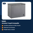 Congélateur coffre ATL 380L avec serrure – CFATL-520 - RAQO