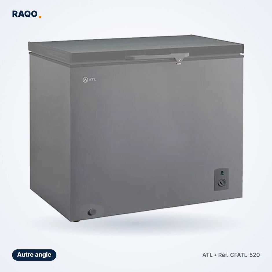 Congélateur coffre ATL 380L avec serrure – CFATL-520 - RAQO