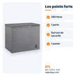Congélateur coffre ATL 380L avec serrure – CFATL-520 - RAQO