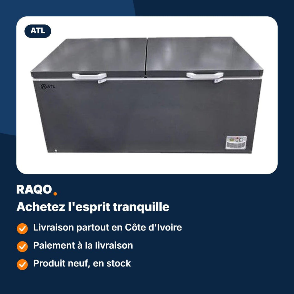 Congélateur coffre ATL 867L 2 portes – CFATL-1300 - RAQO