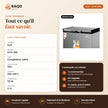 Congélateur Horizontal iLUX – 158 L - RAQO (fiche technique)
