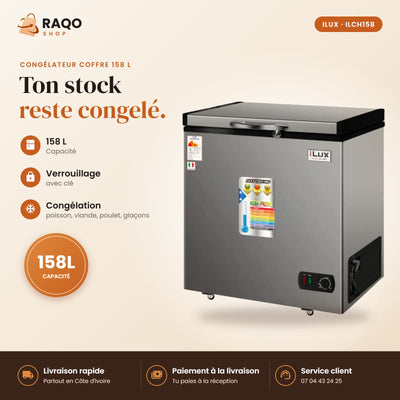 Congélateur Horizontal iLUX – 158 L | ILCH158
