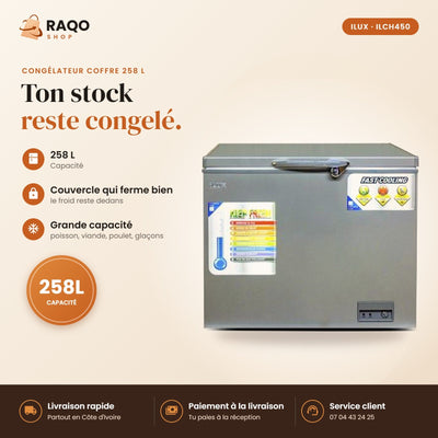 Congélateur Horizontal iLUX – 258 L | ILCH450