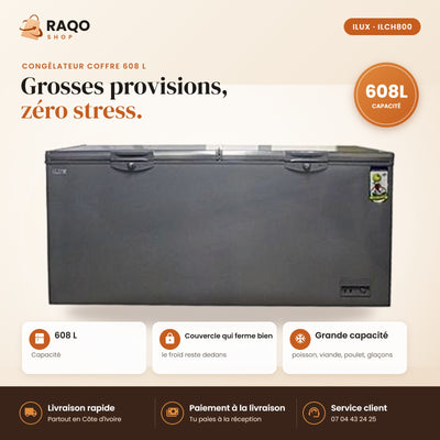 Congélateur Horizontal iLUX – 608 L | ILCH800
