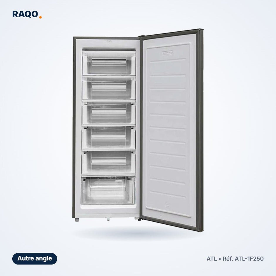 Congélateur vertical ATL 165L – 6 tiroirs – ATL-1F250 - RAQO