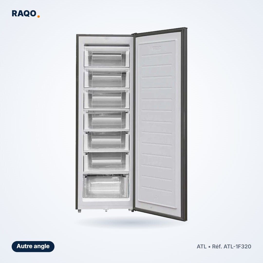 Congélateur vertical ATL 188L – 7 tiroirs – ATL-1F320 - RAQO