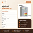 Congélateur Vertical iLUX – 170 L – 6 Tiroirs - RAQO (fiche technique)
