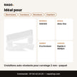 Croisillons auto-nivelants pour carrelage 2 mm – paquet | Akko Star - RAQO