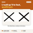 Croisillons de carrelage 2 mm – paquet de 200 | Akko Star - RAQO