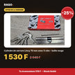 Cylindre de serrure Lincy 70 mm avec 5 clés – boîte rouge - RAQO