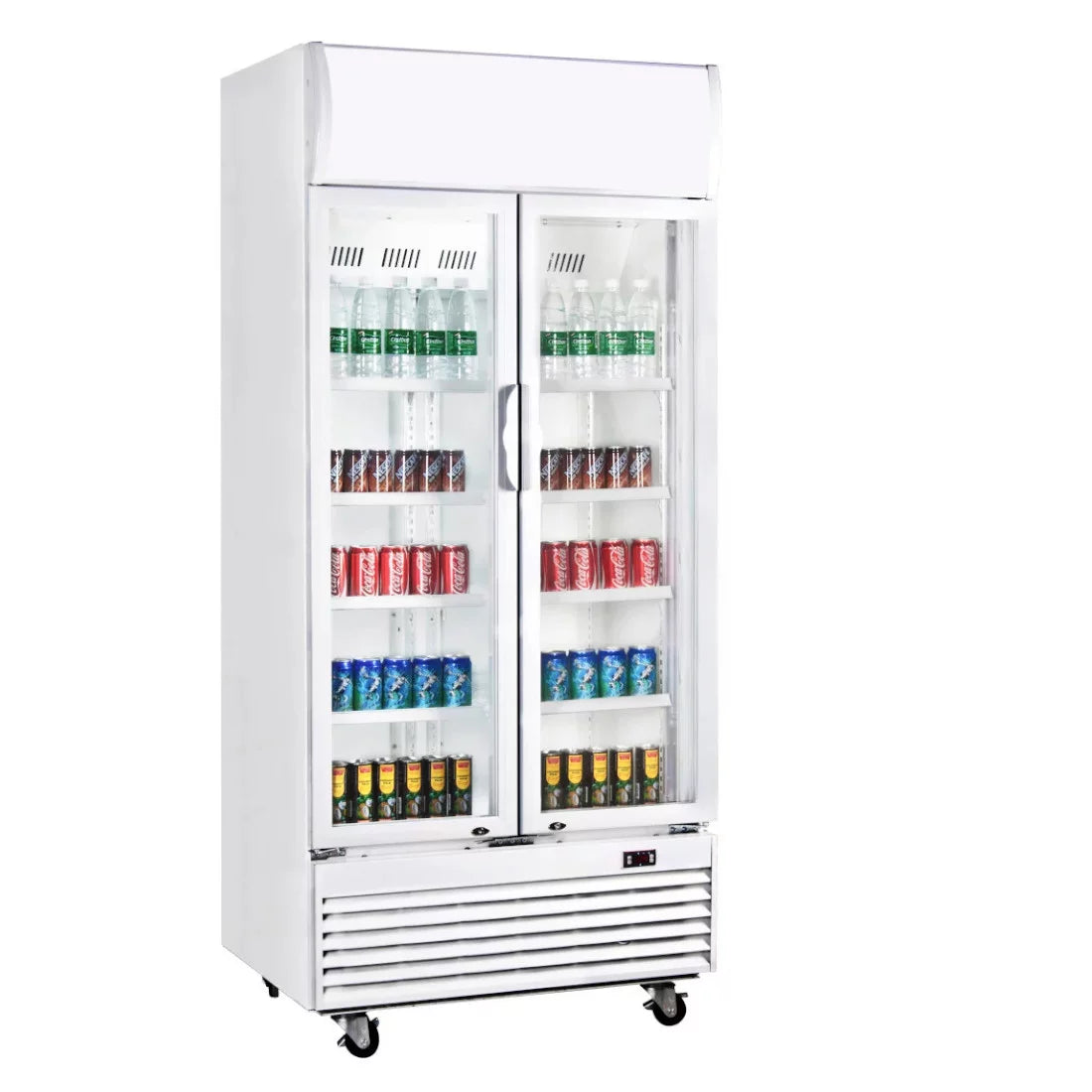 NASCO REFROIDISSEUR VERTICAL 2 BATTANTS – 658L – MODÈLE NAS-1000-2DR WA – GRANDE CAPACITÉ ÉCONOMIQUE