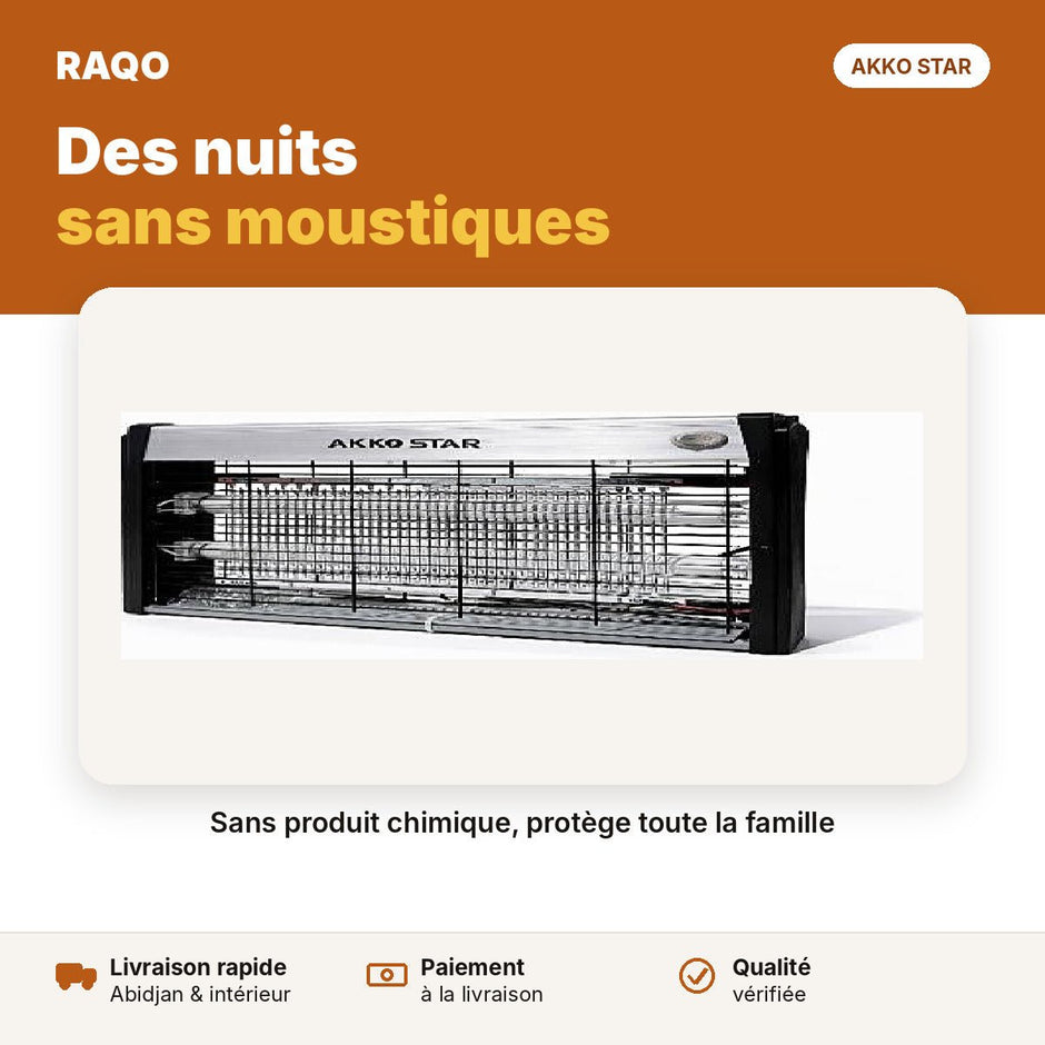 Destructeur d'insectes électrique 20W | Akko Star - RAQO