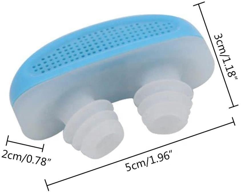 Dispositif Anti-Ronflement 2 en 1 – Dilatateur Nasal avec Filtre Purificateur d’Air Réutilisable - RAQO