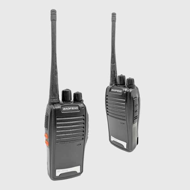 DEUX pieces BF-77S walkie-talkie 8km distance+