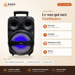 Enceinte Party Speaker iLUX – 200 W – Bluetooth - RAQO (points forts)