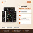 Mini Chaîne Hi-Fi 3.1 iLUX – Bluetooth - RAQO (points forts)
