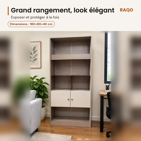 Étagère bibliothèque de rangement WJG-818 - RAQO