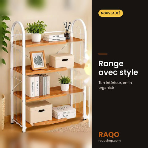 Étagère de rangement 4 niveaux YH-01-4 - RAQO