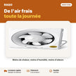 Extracteur d'air carré 10