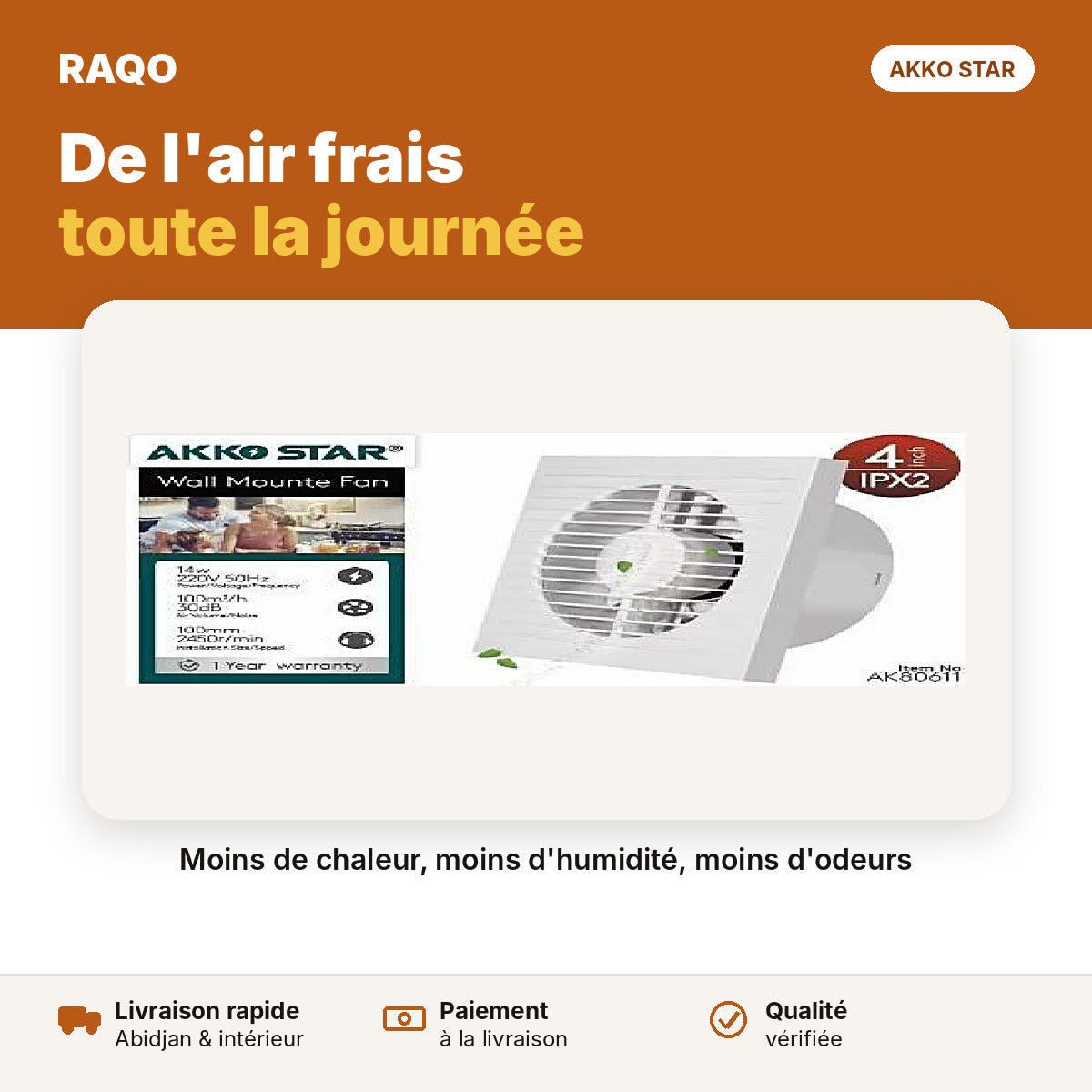 Extracteur d'air salle de bain 4