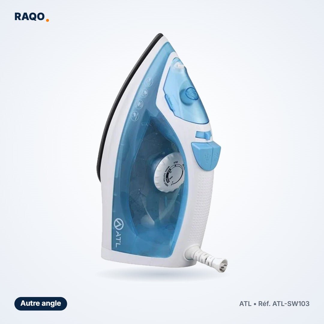 Fer à repasser vapeur ATL 1200W bleu et blanc – ATL-SW103 - RAQO