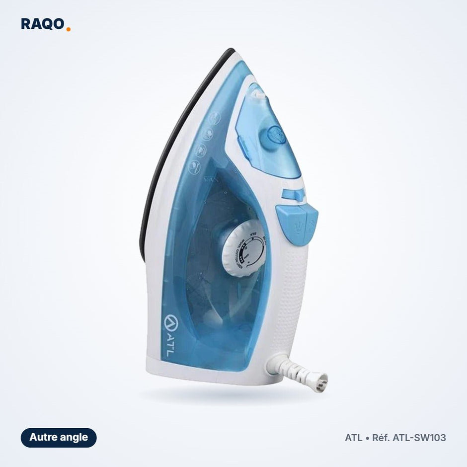 Fer à repasser vapeur ATL 1200W bleu et blanc – ATL-SW103 - RAQO