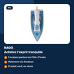 Fer à repasser vapeur ATL 1200W bleu et blanc – ATL-SW103 - RAQO