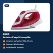 Fer à repasser vapeur ATL 1200W rouge et blanc – ATL-SW619 - RAQO