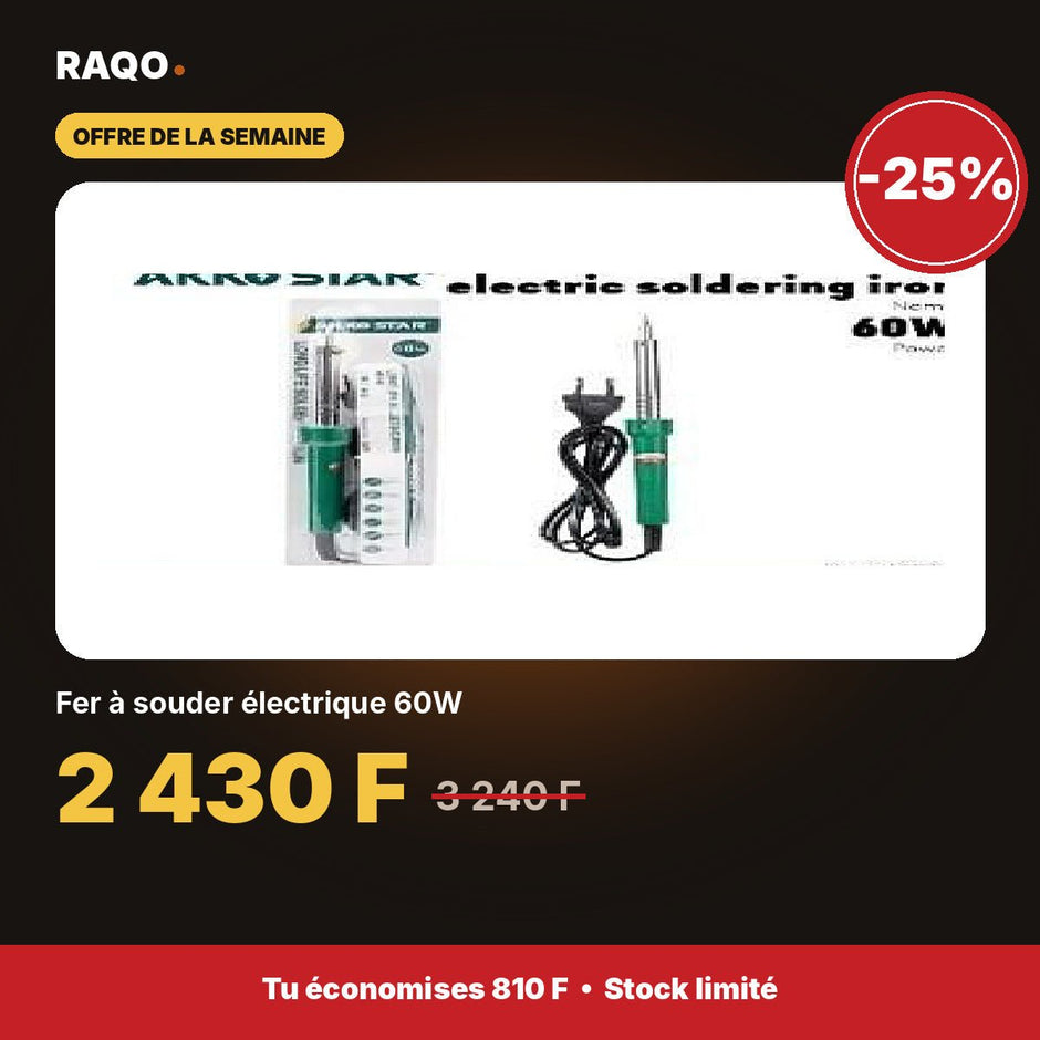 Fer à souder électrique 60W | Akko Star - RAQO