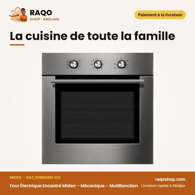 Four Électrique Encastré Midea – Mécanique – Mutilfonction – Inox | GAZ_65M80M1-012