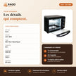 Four Électrique iLUX – 16 L - RAQO (fiche technique)